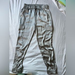 Silver joggers